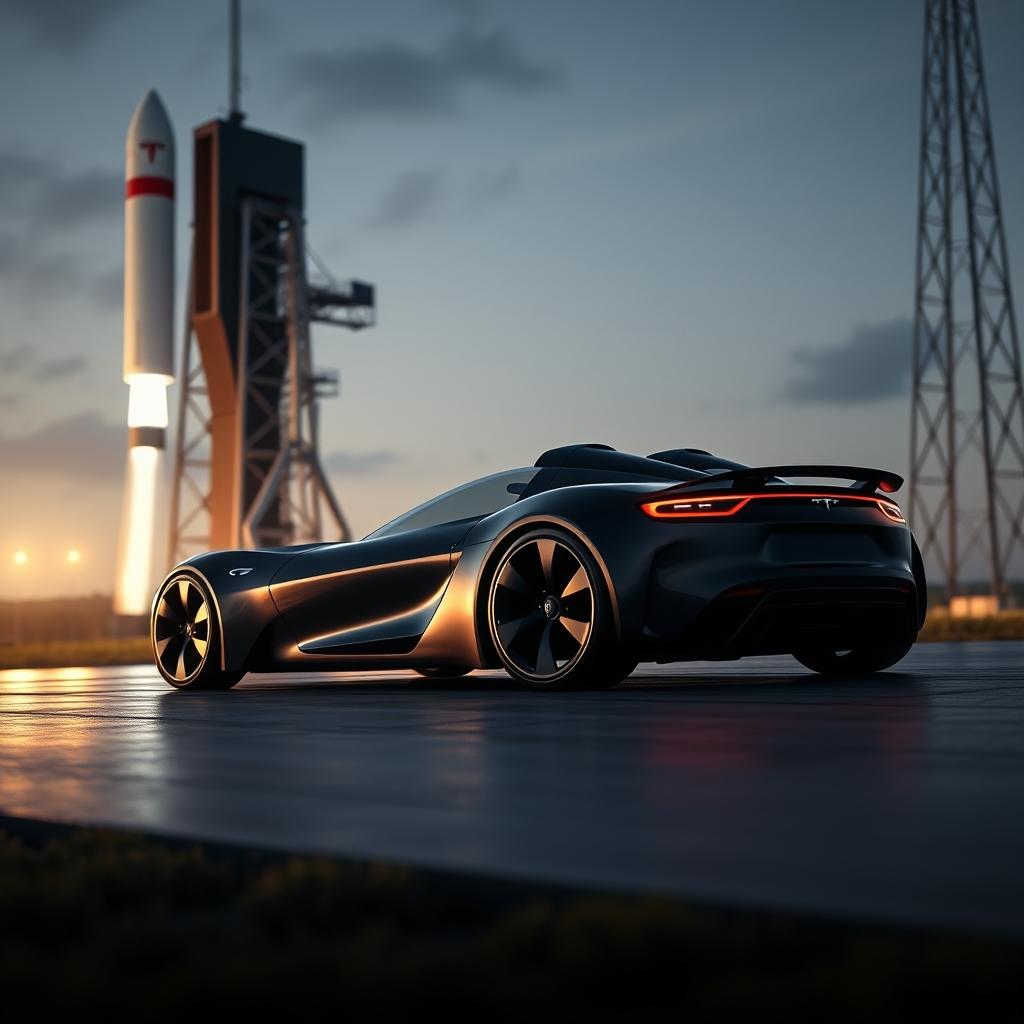Tesla Unveils SpaceX Powered Roadster A Flying Supercar With 230 Mph Speeds