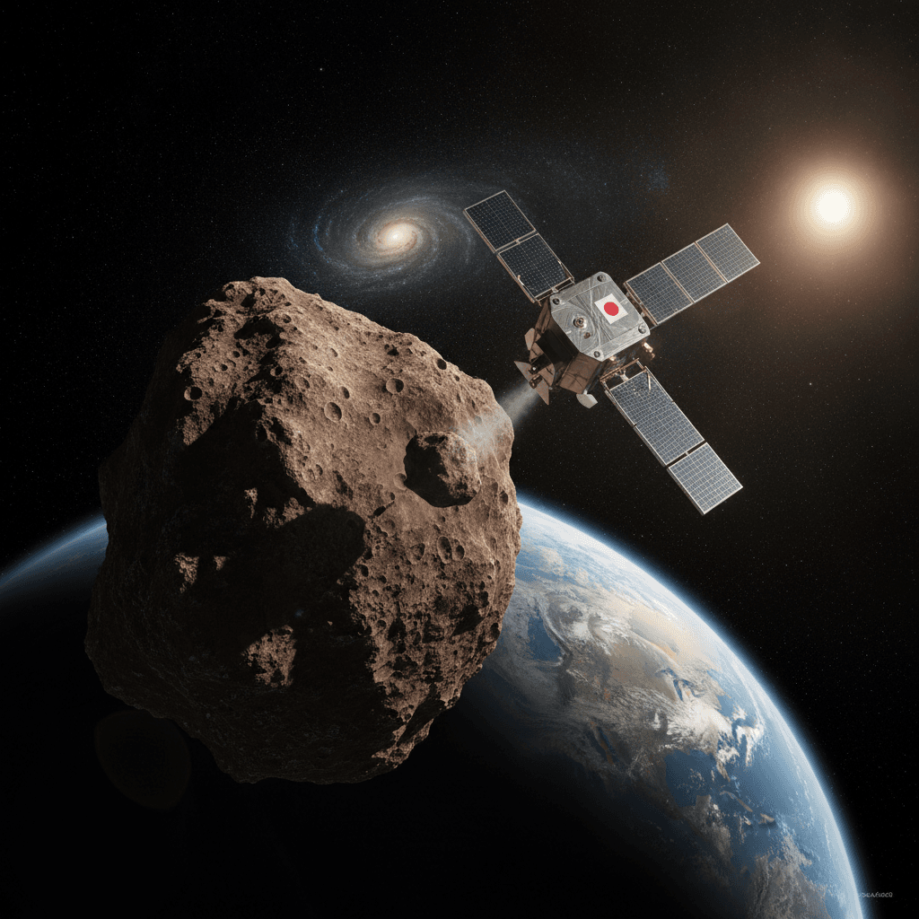 Japan's Hayabusa2 Probe Skims Asteroid Torifune in Key Planetary Defense Test