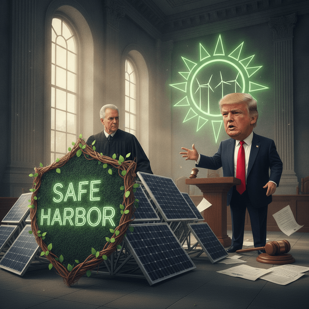 Federal Court Restores Solar Industry's 5% Safe Harbor, Reversing Trump-Era Move