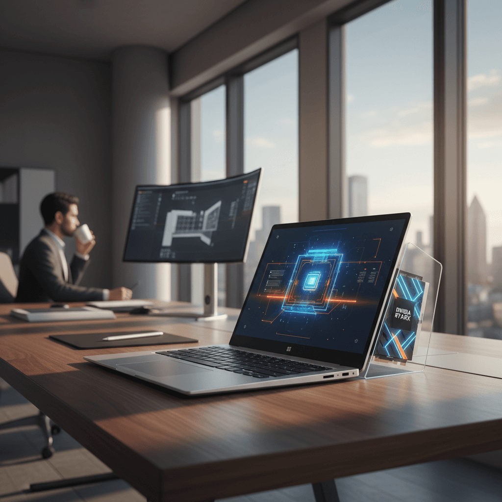 This is the Microsoft Surface Laptop Ultra with Nvidia RTX Spark